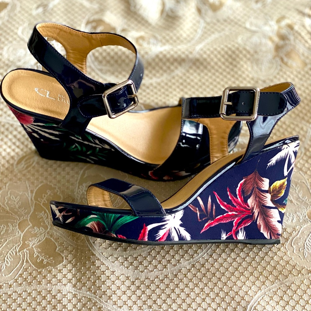 CL by Laundry platform wedges!